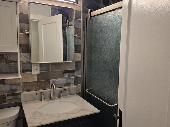 Brand new bathroom, renovated in 2024