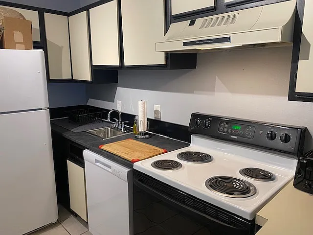 New dishwasher and sink