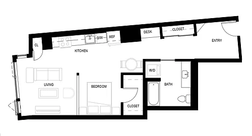 Floor plan O1 - O1B