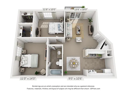 Floor plan B1