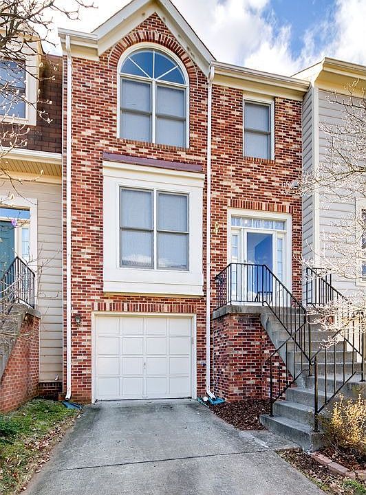 Brick front with garage