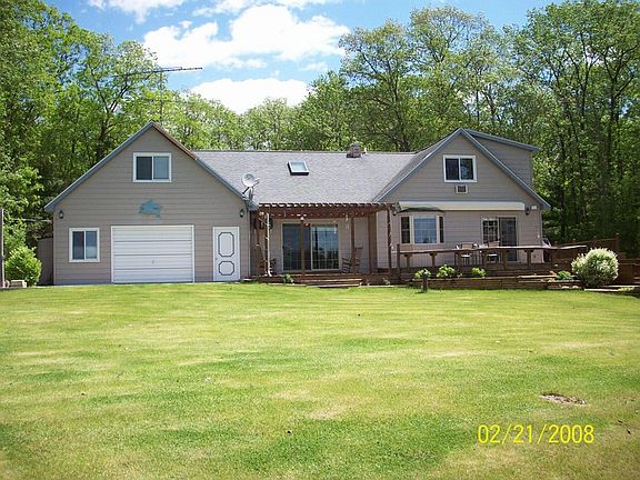 View of the house from the lake.