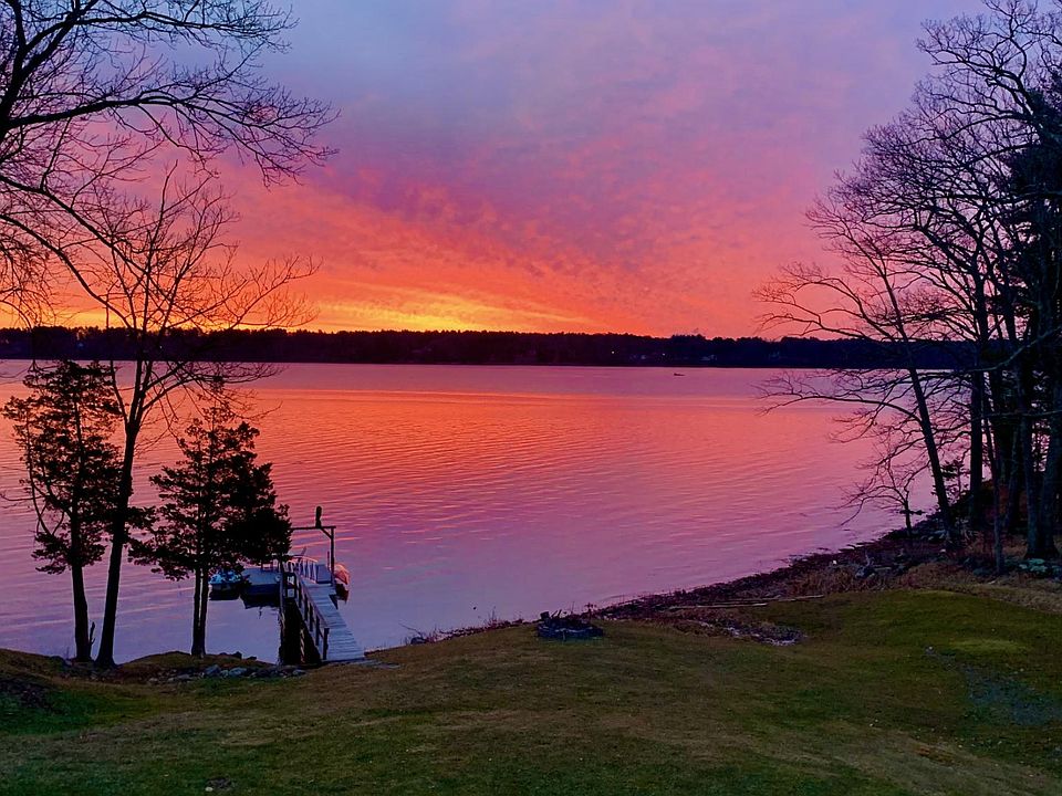 Sunrise from the living room windows