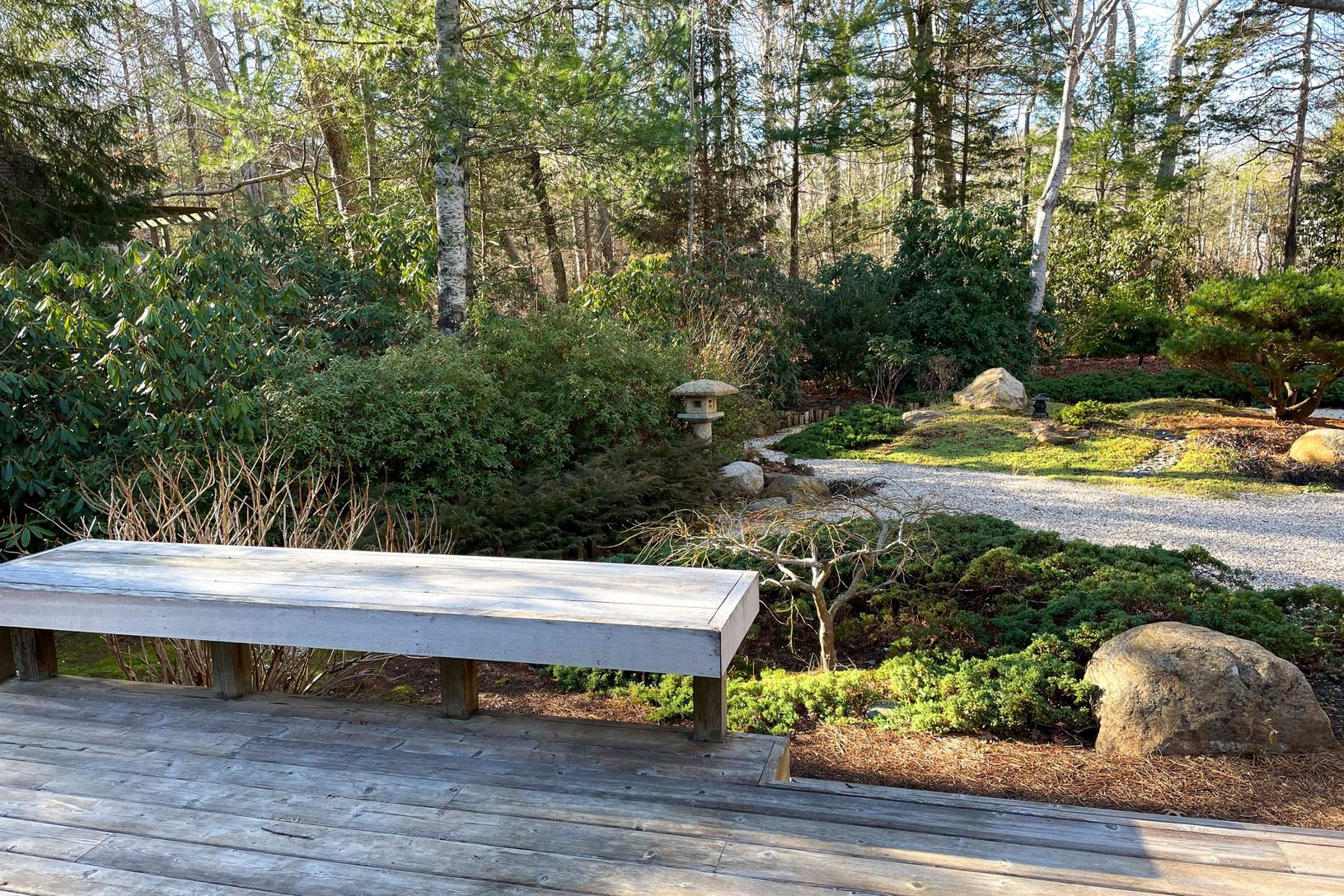  Expansive Decking over looking the garden