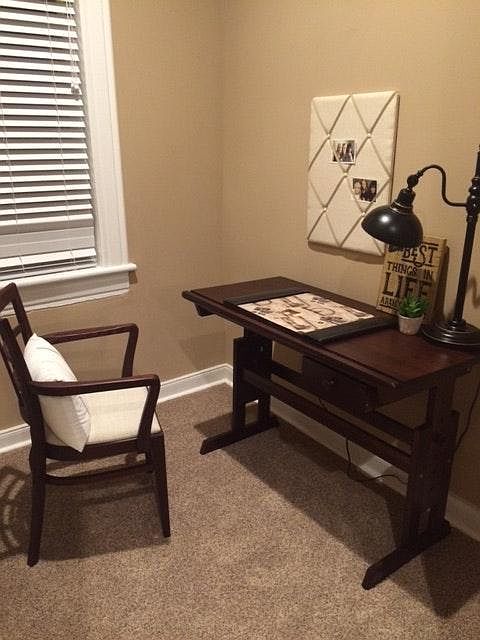 Office nook off of bedroom.