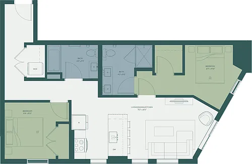 Floor plan B3