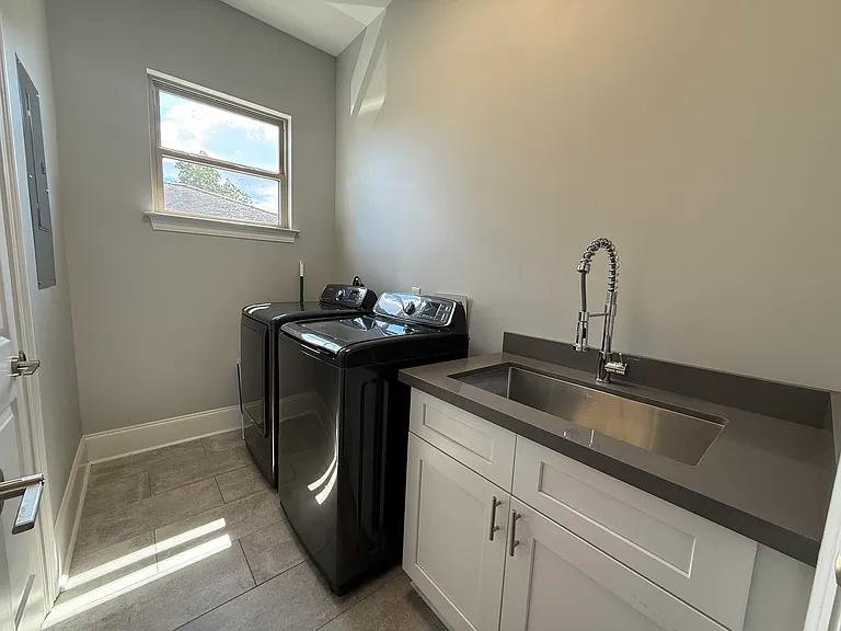 separate laundry room