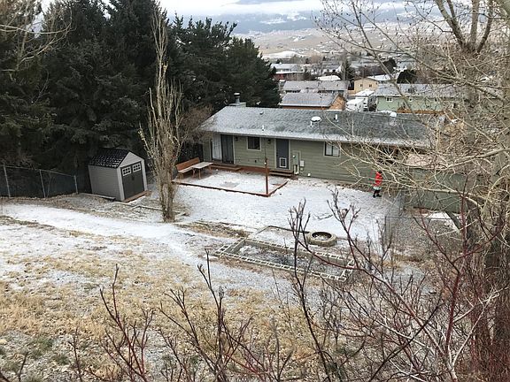 View from backyard (property and fence up the hill)