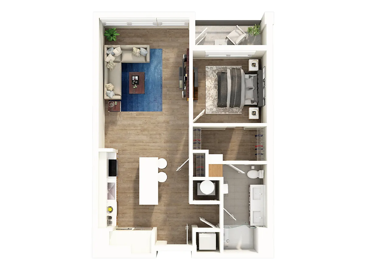 Floor plan The Fans IV