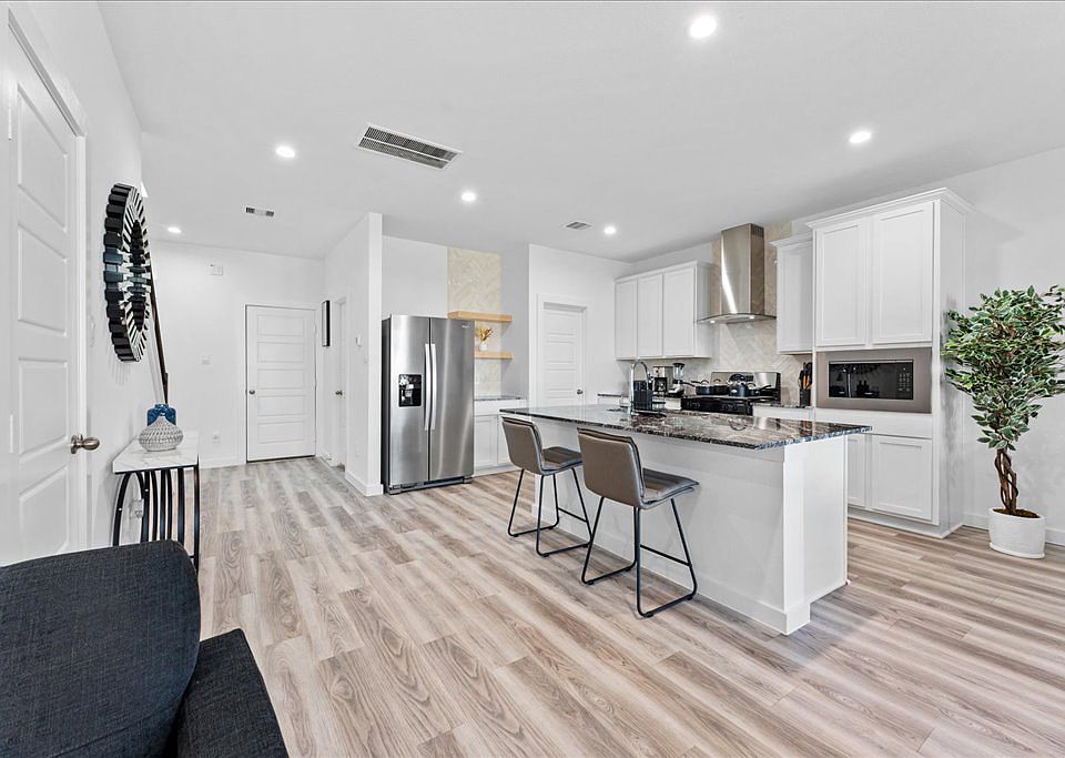 Open plan kitchen