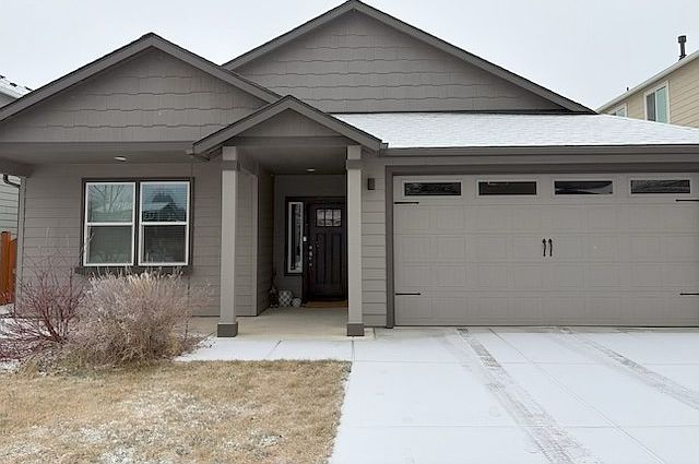 Front of home, in a nice new neighborhood