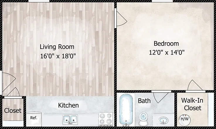 The Ashford Floorplan Diagram