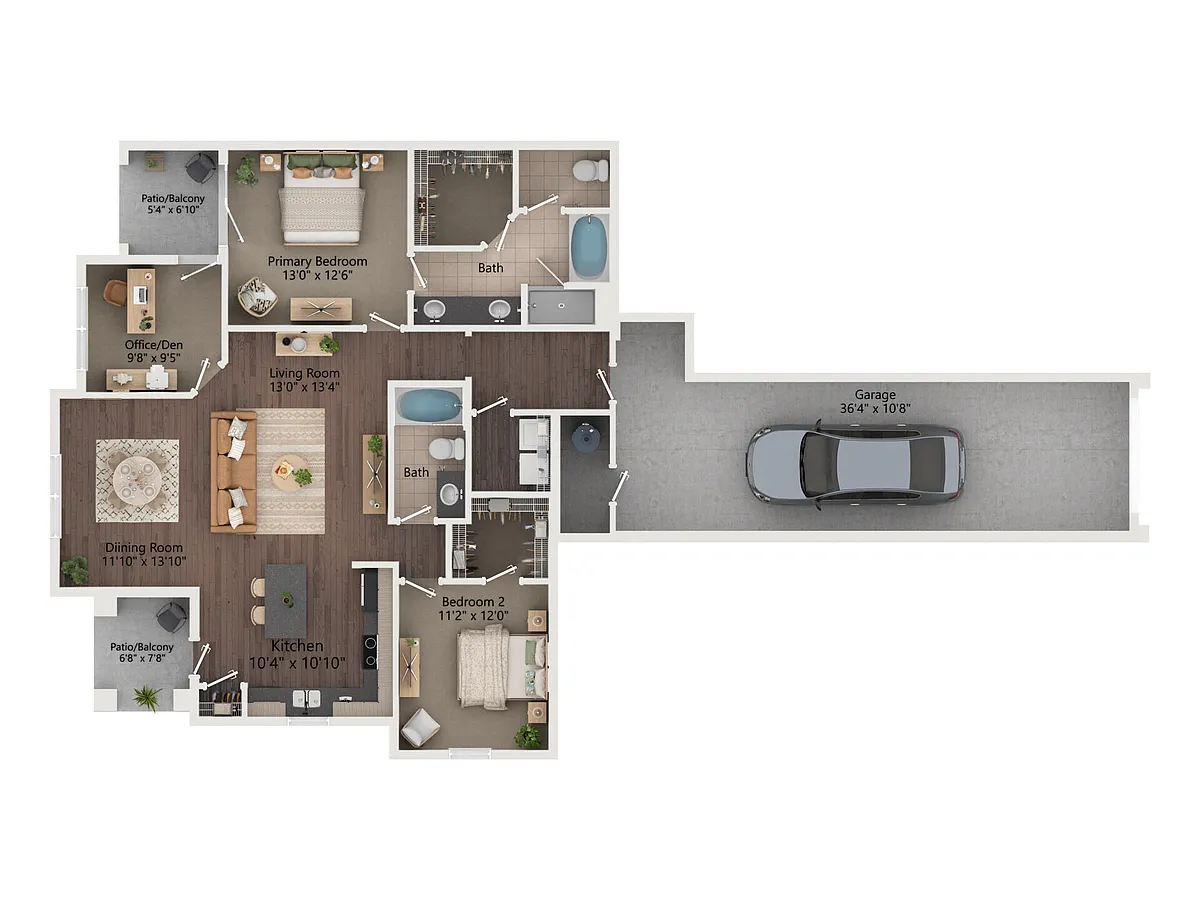 Floor plan D1