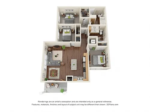 Floor plan C1 - Cottage