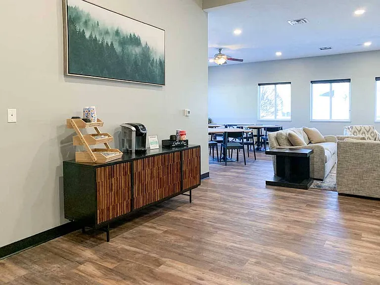 Stop by the clubhouse to grab a cup of coffee to get your day started right!