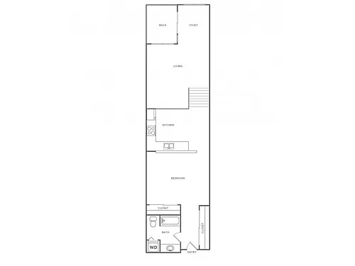 Floor plan Single Story Loft Plus - Sophisticated