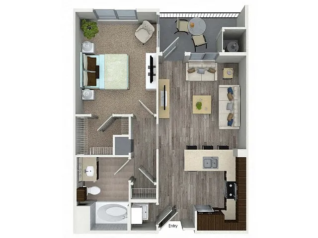 Floor plan A1B