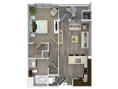 Floor plan A1B