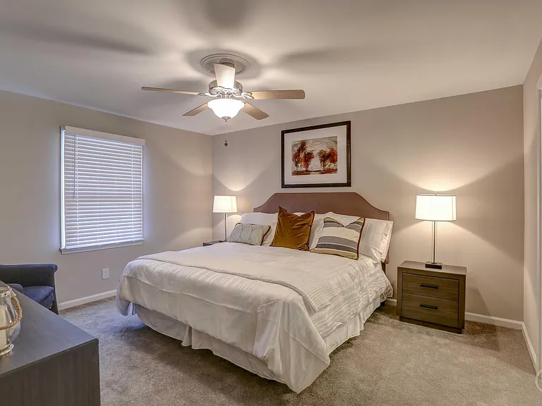 Master bedroom in the Maple