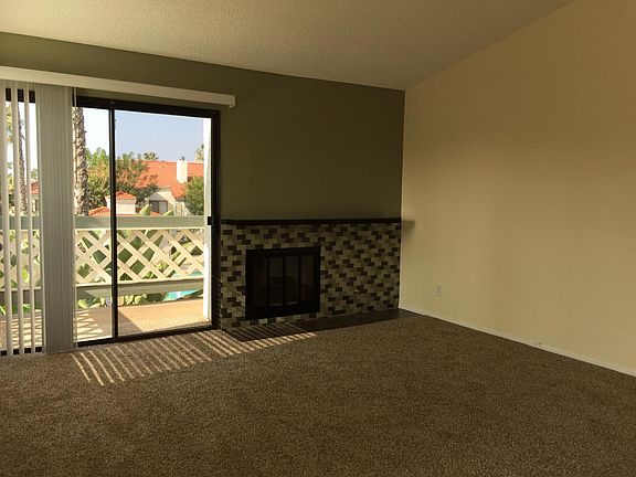 Large living room with fireplace