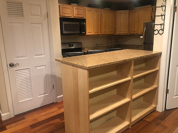 Kitchen Island and Bookcase