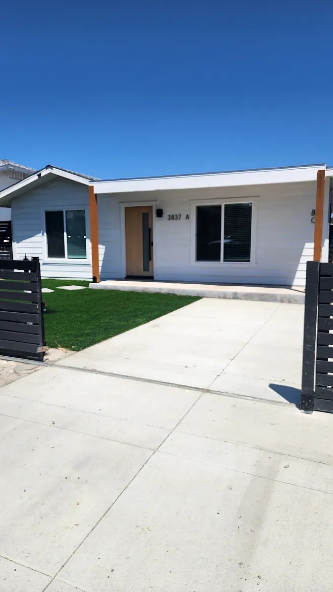 Front of Property with own private driveway - 3837 37th St