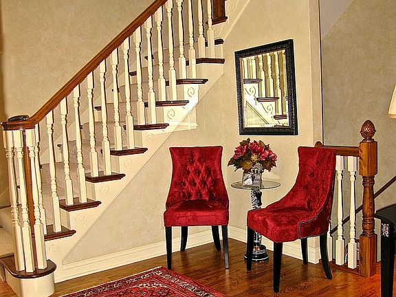 Foyer with staircase
