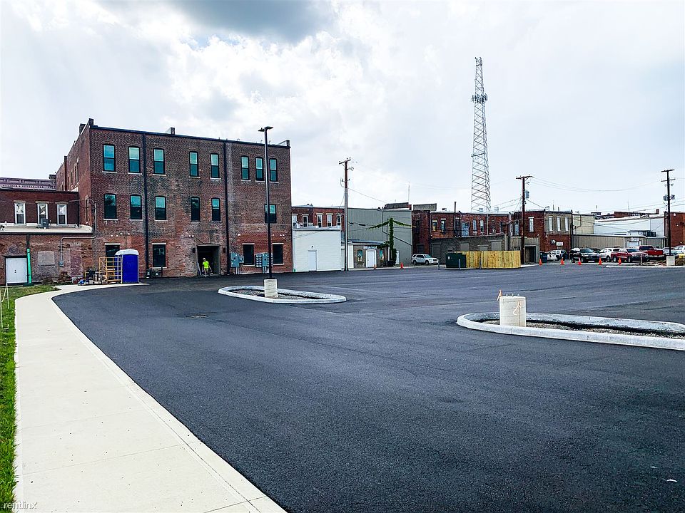 1st Street parking lot.