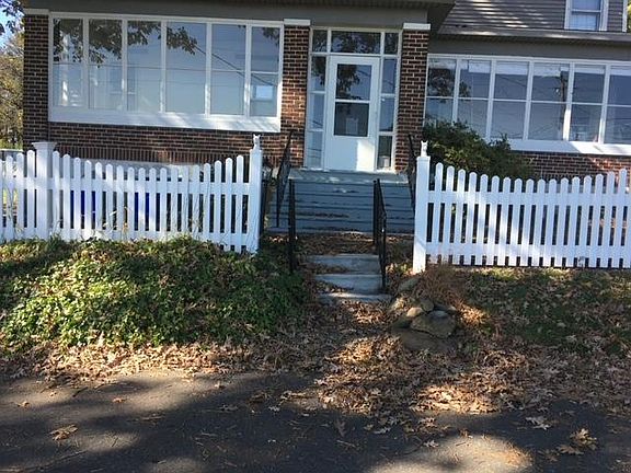 Front entrance to both sides