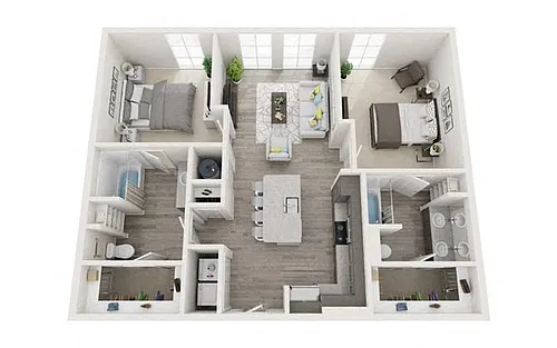 Floor plan B1B