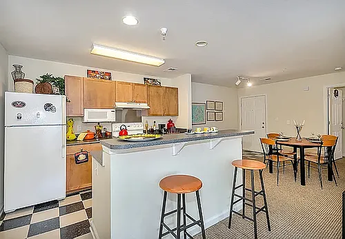Floor plan 1 Bedroom within a 2 Bedroom Furnished Apartment