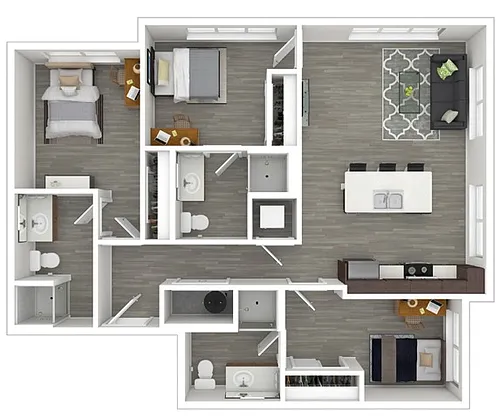 Floor plan 3X3 C
