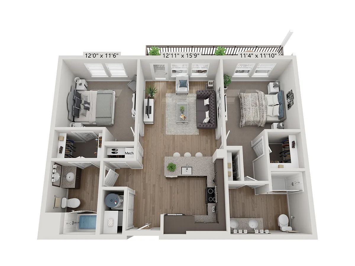 Floor plan B2 - Summit