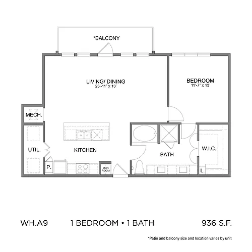 Floor plan WH.A9