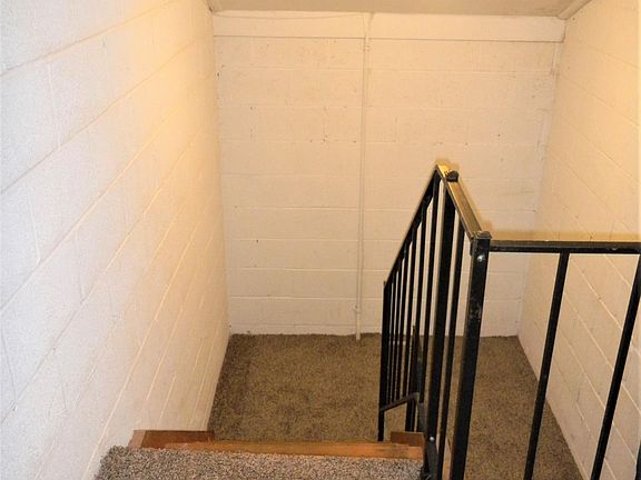 Stairs leading to private 3rd floor entrance