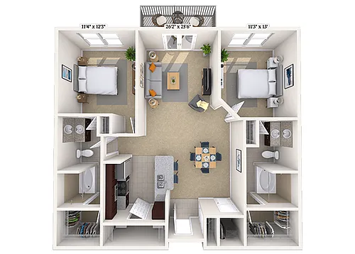 Floor plan Village