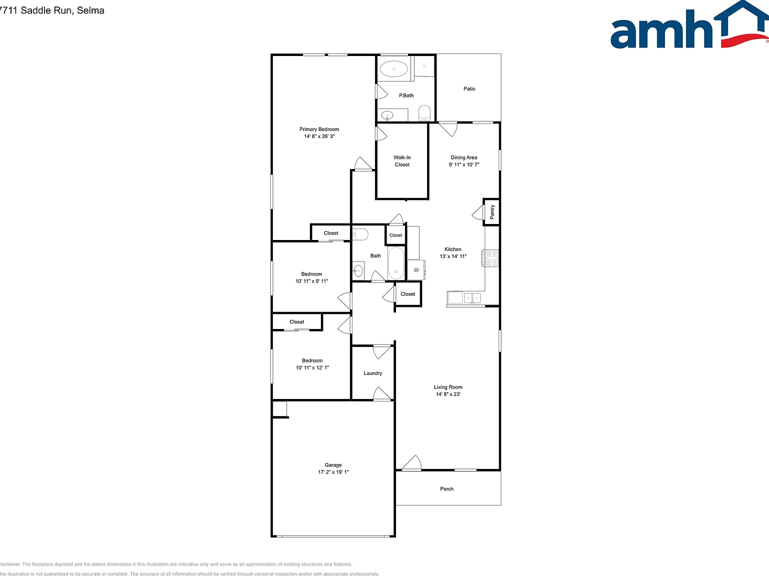 3 bed, 2.0 bath, 1710 sqft, $1,845 — Photo 2