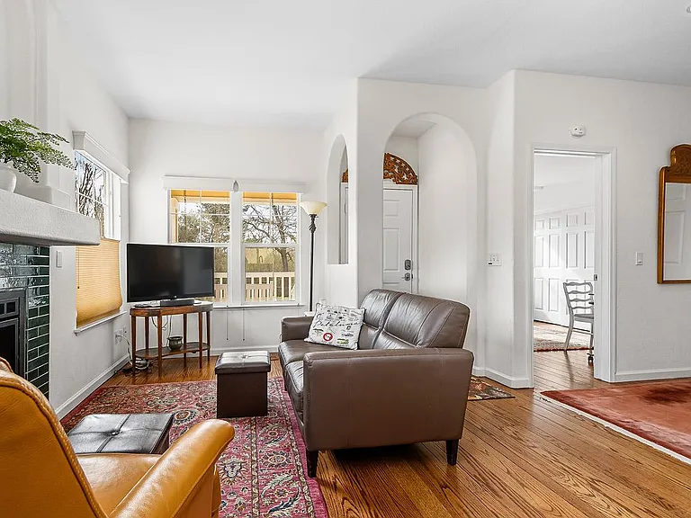 Front door, Living Room with Office in the background on Right