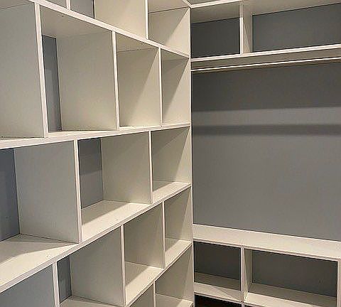 Master walk-in closet