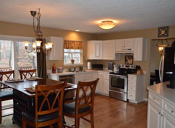 Slider to deck provides lots of natural light