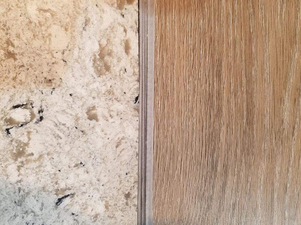 New flooring and new countertops