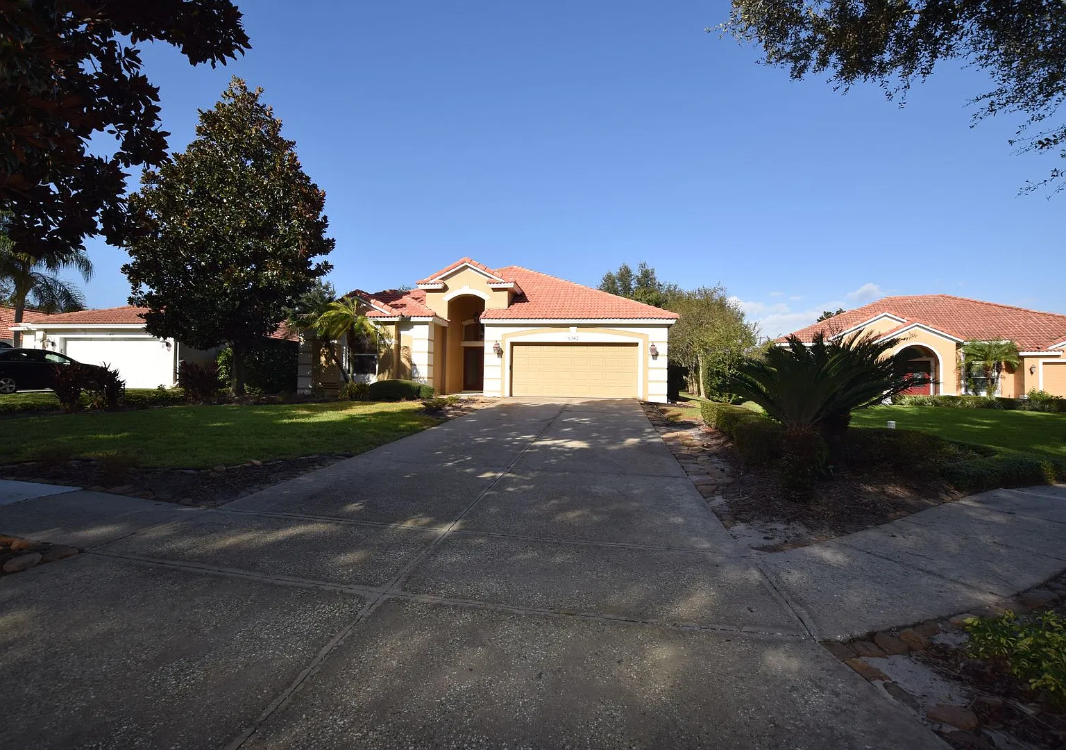 This charming 3-bedroom, 2-bathroom single-family home for rent at 6342 Crestmont Glen Lane — Photo 1