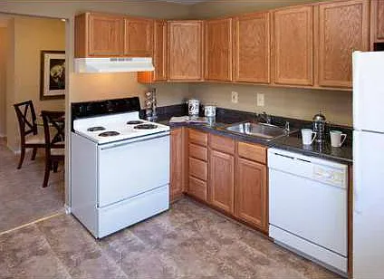 2 Bedroom 947 SF - Kitchen / Full Size Washer, Dryer, Dishwasher and Pantry Closet