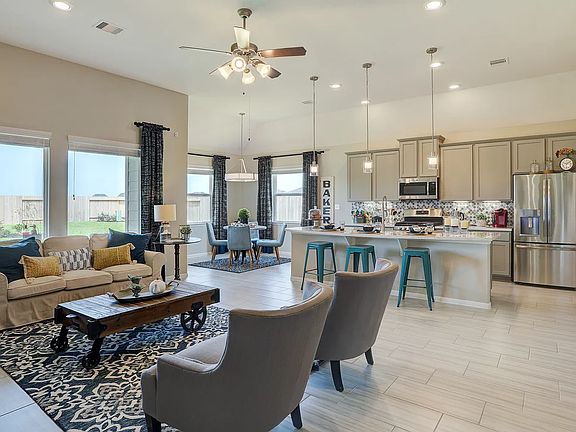 Open concept floorplan