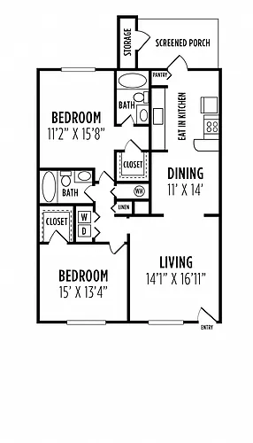 Floor plan The Magnolia