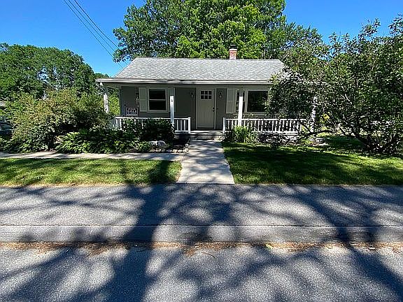 Front yard and house