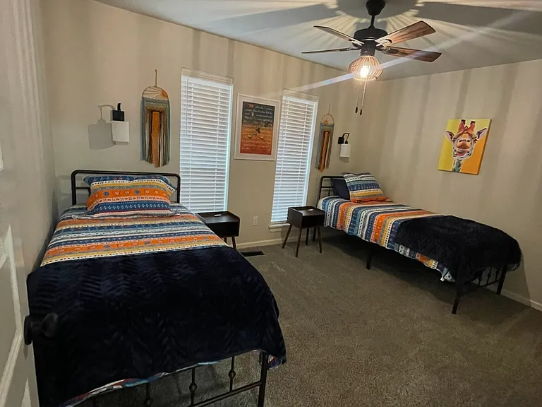 Bedroom #3 with two XL twin beds