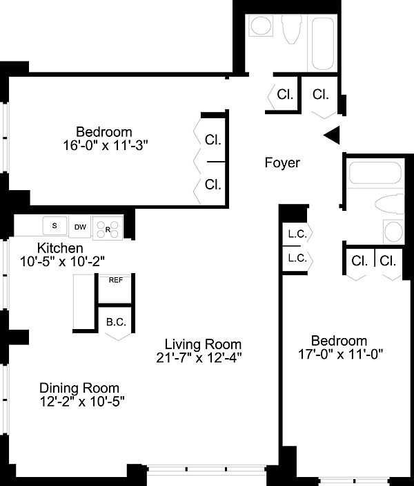 2nd image of 45 W 60th St APT 5A