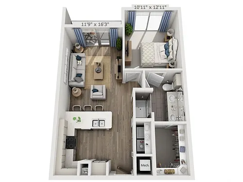 Floor plan B3