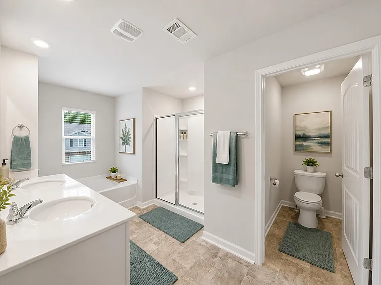 Primary Bathroom - Virtually Staged